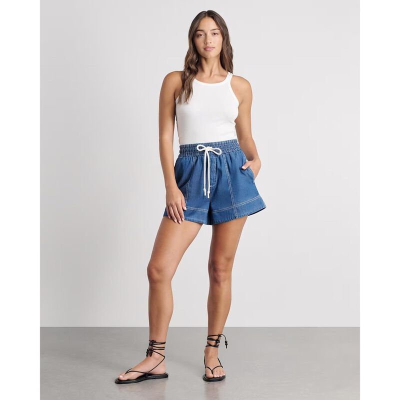 JAG Nyra Pull On Denim Short image number 7